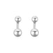 Wholesale alloy ball Earrings JDC-ES-A098 Earrings 妙雅 silver Wholesale Jewelry JoyasDeChina Joyas De China