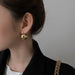 Wholesale alloy ball gold earrings JDC-ES-BY034 Earrings 宝钰 golden Wholesale Jewelry JoyasDeChina Joyas De China