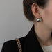 Wholesale alloy ball gold earrings JDC-ES-BY034 Earrings 宝钰 sliver Wholesale Jewelry JoyasDeChina Joyas De China