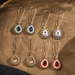 Bulk Jewelry Wholesale alloy baroque drop-shaped gem earrings JDC-ES-KJ046 Wholesale factory from China YIWU China