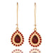 Wholesale alloy baroque drop-shaped gem earrings JDC-ES-KJ046 Earrings JoyasDeChina E021574 Wholesale Jewelry JoyasDeChina Joyas De China