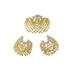 Bulk Jewelry Wholesale alloy Baroque full diamond earring  JDC-ES-GSNT004 Wholesale factory from China YIWU China
