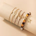 Wholesale alloy beaded sea star five-layer bracelet JDC-BT-C161 Bracelet 咏歌 Wholesale Jewelry JoyasDeChina Joyas De China