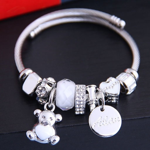 Bulk Jewelry Wholesale alloy bear bracelet JDC-BT-wy046 Wholesale factory from China YIWU China