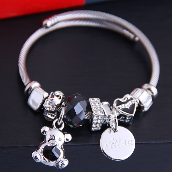 Bulk Jewelry Wholesale alloy bear bracelet JDC-BT-wy046 Wholesale factory from China YIWU China