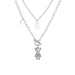 Wholesale Alloy Bear Pendant Necklaces Sweater Chain JDC-NE-BY063 Necklaces 宝钰 Wholesale Jewelry JoyasDeChina Joyas De China