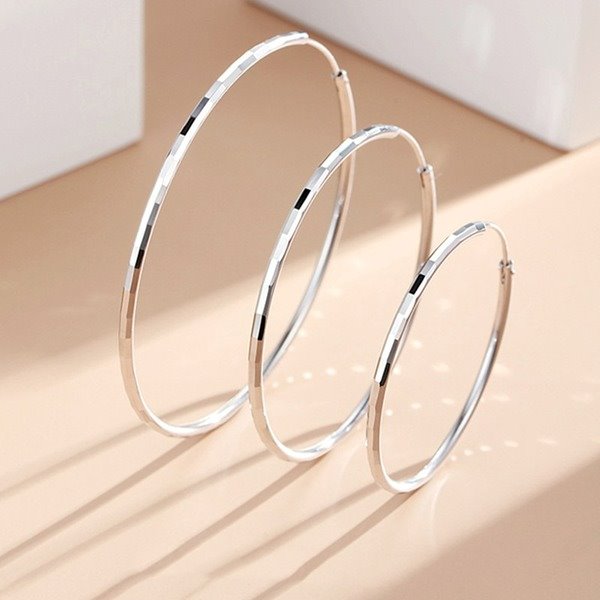Wholesale alloy big circle earrings JDC-ES-QLX059 Earrings 巧兰轩 Wholesale Jewelry JoyasDeChina Joyas De China