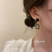 Wholesale alloy black Earrings JDC-ES-BY-115 Earrings 宝钰 Wholesale Jewelry JoyasDeChina Joyas De China