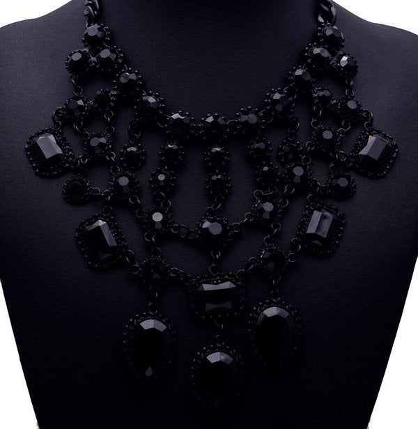 Wholesale Alloy Black Retro alloy necklace JDC-NE-JQ157 NECKLACE 佳琪 Wholesale Jewelry JoyasDeChina Joyas De China