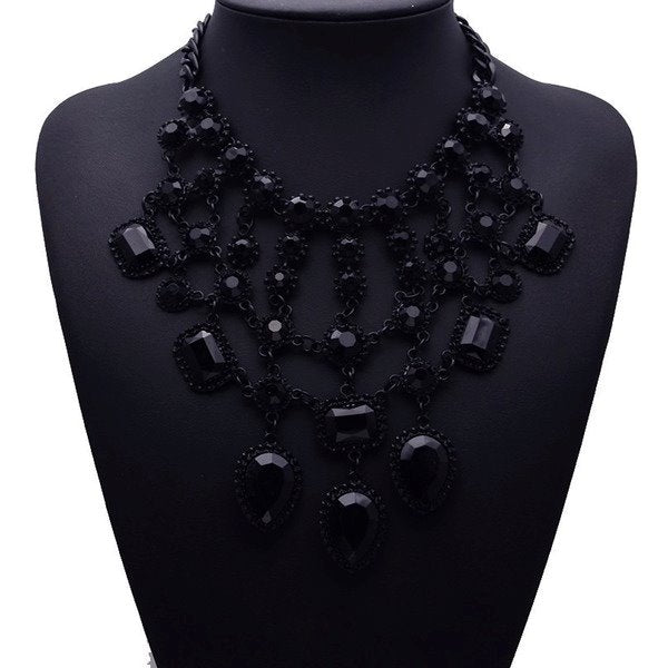 Wholesale Alloy Black Retro alloy necklace JDC-NE-JQ157 NECKLACE 佳琪 Wholesale Jewelry JoyasDeChina Joyas De China