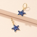 Wholesale alloy Blue Crystal Star Earrings JDC-ES-AYN361 Earrings JoyasDeChina Wholesale Jewelry JoyasDeChina Joyas De China