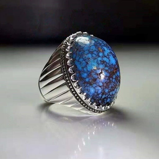 Wholesale alloy blue rings JDC-RS-WN005 Rings 薇妮 Wholesale Jewelry JoyasDeChina Joyas De China