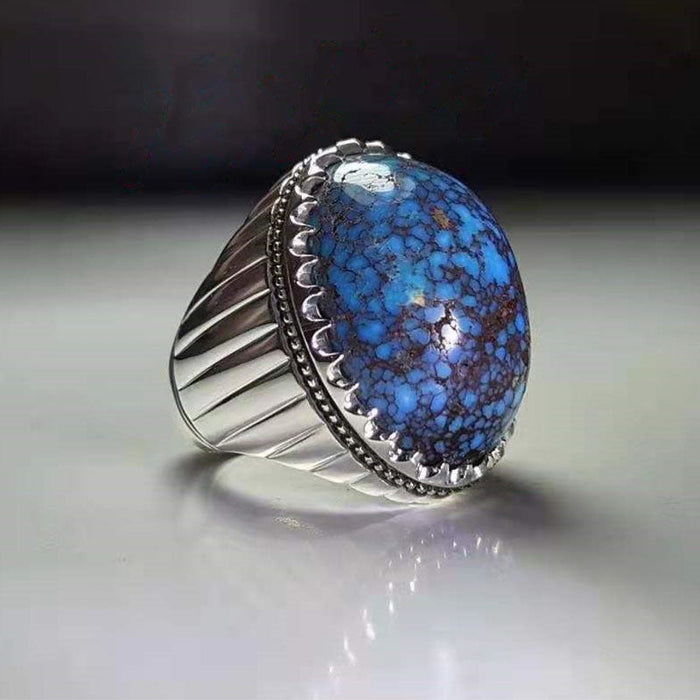 Wholesale alloy blue rings JDC-RS-WN005 Rings 薇妮 AJZ4043 6 Wholesale Jewelry JoyasDeChina Joyas De China