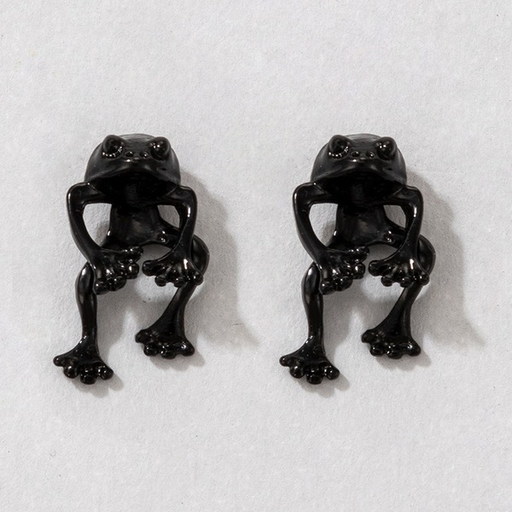 Bulk Jewelry Wholesale alloy Bohemian style punk frog earrings JDC-ES-C150 Wholesale factory from China YIWU China