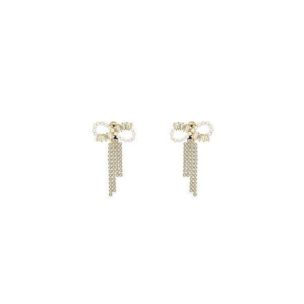 Wholesale Alloy Bow Earrings JDC-ES-XuF070 Earrings 旭帆 Wholesale Jewelry JoyasDeChina Joyas De China