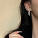 Wholesale Alloy Bow Earrings JDC-ES-XuF070 Earrings 旭帆 Wholesale Jewelry JoyasDeChina Joyas De China