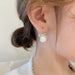 Wholesale alloy bow Gold Earrings JDC-ES-BY-086 Earrings 宝钰 Wholesale Jewelry JoyasDeChina Joyas De China