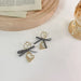 Wholesale alloy bow Love Earrings JDC-ES-MS166 Earrings JoyasDeChina B black Wholesale Jewelry JoyasDeChina Joyas De China