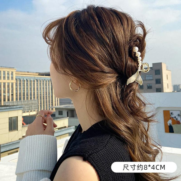 Bulk Jewelry Wholesale alloy bow pearl tassel hair clips JDC-HC-DJ006 Wholesale factory from China YIWU China