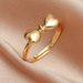 Bulk Jewelry Wholesale alloy bow rings JDC-RS-A005 Wholesale factory from China YIWU China