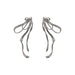 Wholesale alloy bow Silver Earrings JDC-ES-BY076 Earrings 宝钰 Wholesale Jewelry JoyasDeChina Joyas De China