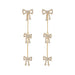 Wholesale alloy bow Tassel Earrings JDC-ES-MS186 Earrings JoyasDeChina Wholesale Jewelry JoyasDeChina Joyas De China
