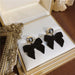Wholesale Alloy Bowknot Earrings JDC-ES-XuF083 Earrings 旭帆 Wholesale Jewelry JoyasDeChina Joyas De China