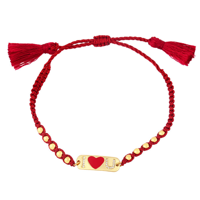 Wholesale alloy bracelet JDC-BT-AS103 Bracelet 翱昇 red Wholesale Jewelry JoyasDeChina Joyas De China