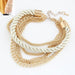 Bulk Jewelry Wholesale alloy braided multilayer bracelet JDC-BT-wy033 Wholesale factory from China YIWU China