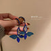 Wholesale alloy Butterfly Blue Earrings JDC-ES-BY-118 Earrings 宝钰 Wholesale Jewelry JoyasDeChina Joyas De China