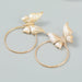 Wholesale Alloy Butterfly Earrings JDC-ES-JL938 Earrings 氿乐 Wholesale Jewelry JoyasDeChina Joyas De China
