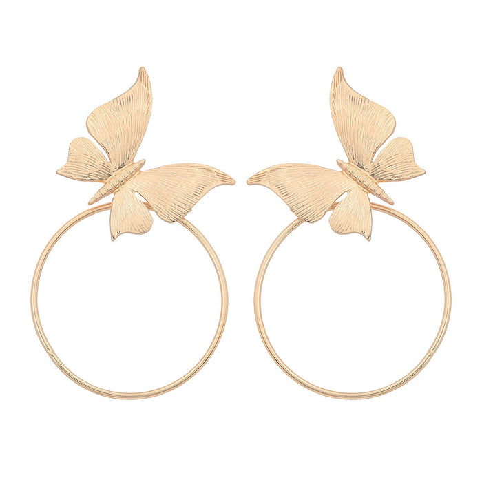 Wholesale Alloy Butterfly Earrings JDC-ES-JL938 Earrings 氿乐 Wholesale Jewelry JoyasDeChina Joyas De China