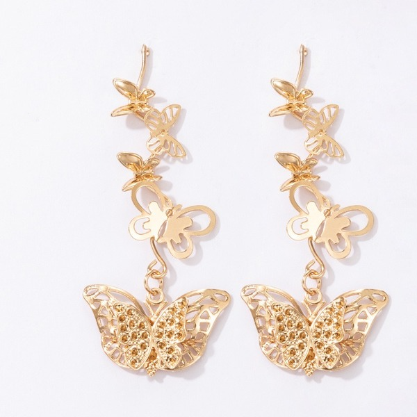 Wholesale alloy butterfly element earrings JDC-ES-C177 Earrings JoyasDeChina Wholesale Jewelry JoyasDeChina Joyas De China