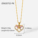 Wholesale alloy butterfly hollow necklace JDC-NE-JD328 NECKLACE 杰鼎 JDN20752-PK Wholesale Jewelry JoyasDeChina Joyas De China