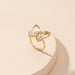 Wholesale alloy Butterfly Ring JDC-RS-AYN052 Rings JoyasDeChina R585- Butterfly Ring No. 6 Wholesale Jewelry JoyasDeChina Joyas De China