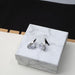 Wholesale alloy Butterfly Silver Earrings JDC-ES-BY023 Earrings 宝钰 10 Wholesale Jewelry JoyasDeChina Joyas De China