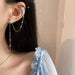 Wholesale alloy Butterfly Silver Earrings JDC-ES-BY023 Earrings 宝钰 6 Wholesale Jewelry JoyasDeChina Joyas De China