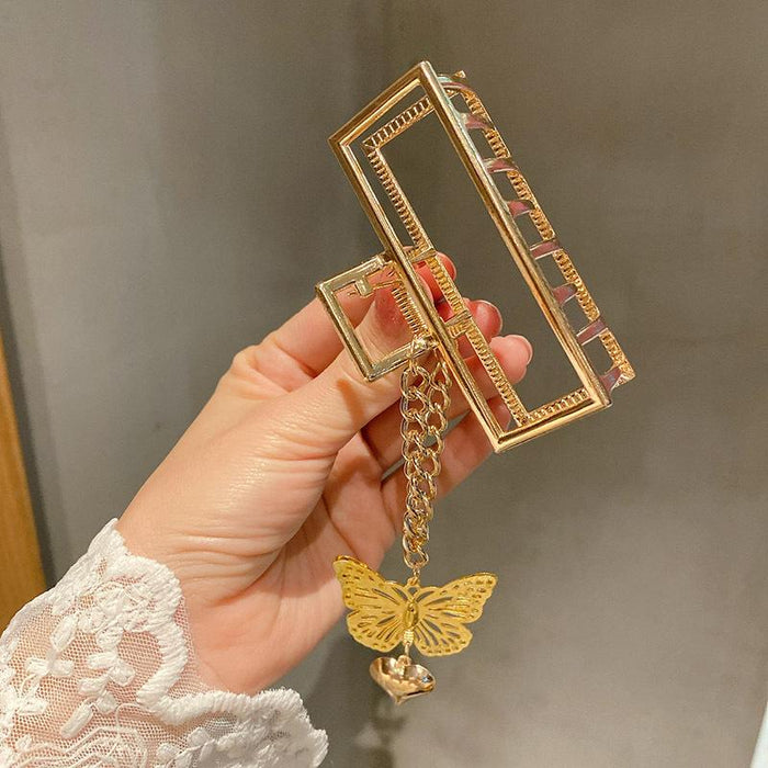 Bulk Jewelry Wholesale alloy butterfly tassel Fairy temperament hair clips JDC-HC-DJ002 Wholesale factory from China YIWU China