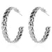 Wholesale alloy c-shaped earrings JDC-ES-TC159 Earrings JoyasDeChina silver Wholesale Jewelry JoyasDeChina Joyas De China