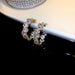 Wholesale alloy C-shaped Silver Earrings JDC-ES-BY-112 Earrings 宝钰 golden Wholesale Jewelry JoyasDeChina Joyas De China