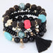 Bulk Jewelry Wholesale alloy candy bead tassel multilayer bracelet JDC-BT-wy014 Wholesale factory from China YIWU China