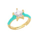 Wholesale alloy candy color zircon ring JDC-RS-AS308 Rings 翱昇 green 1 Wholesale Jewelry JoyasDeChina Joyas De China