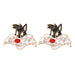 Wholesale alloy cartoon kitten Earrings JDC-ES-MY144 Earrings JoyasDeChina color Wholesale Jewelry JoyasDeChina Joyas De China