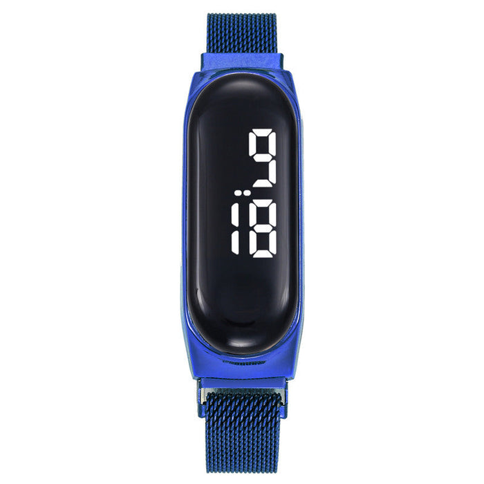 Wholesale Alloy Case Magnetic Waterproof Touch Watch JDC-WH-Jinj021 Watch 金嘉 M3 blue Wholesale Jewelry JoyasDeChina Joyas De China