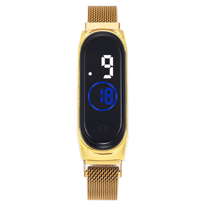 Wholesale Alloy Case Magnetic Waterproof Touch Watch JDC-WH-Jinj021 Watch 金嘉 M4 gold Wholesale Jewelry JoyasDeChina Joyas De China