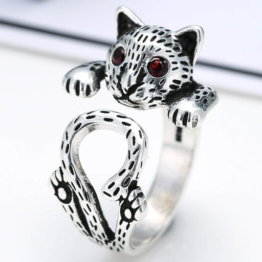Bulk Jewelry Wholesale alloy cat rings JDC-RS-wy036 Wholesale factory from China YIWU China