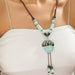 Wholesale alloy ceramic necklace JDC-NE-MiMeng005 NECKLACE 米萌 Wholesale Jewelry JoyasDeChina Joyas De China