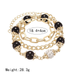 Bulk Jewelry Wholesale alloy chain beaded bracelets   JDC-BT-b035 Wholesale factory from China YIWU China