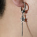 Wholesale alloy chain round earrings JDC-ES-MiMeng015 Earrings 米萌 Wholesale Jewelry JoyasDeChina Joyas De China