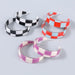 Wholesale alloy checkerboard earrings JDC-ES-JL770 Earrings 氿乐 Wholesale Jewelry JoyasDeChina Joyas De China